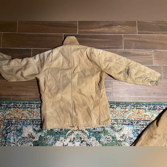 Carhartt mens XL VTG DUCK COAT wool lined fair condition. - Picture 2 of 2